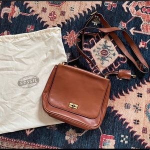 Leather Fossil Crossbody Bag